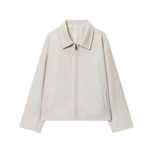 Charger l'image dans la galerie, 3-Color Oversized Zip Up Woolen Jacket