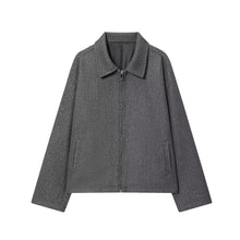 Charger l'image dans la galerie, 3-Color Oversized Zip Up Woolen Jacket