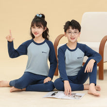 Cargar imagen en el visor de la galería, Boy's Elastic Cotton Junior Senior Student Unisex Pyjamas