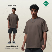 画像をギャラリービューアに読み込む, 2025 Spring Summer 385g hearvy Solid Oversized T shirt