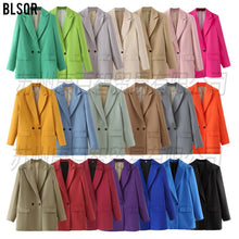 Загрузить изображение в средство просмотра галереи, 25 Colors Double Breasted Two Button Blazer