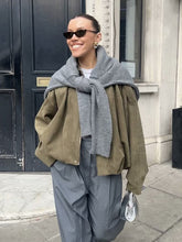 Charger l'image dans la galerie, 9-color Casual Velour Turn-down Collar Bomber Jacket