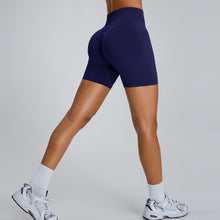 Charger l'image dans la galerie, Seamless High Waist Hip Hugger Sporty Gym Shorts Yoga Shorts