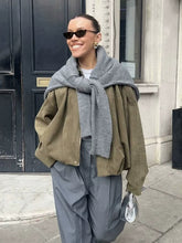 Charger l'image dans la galerie, 9-color Casual Velour Turn-down Collar Bomber Jacket