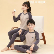 Cargar imagen en el visor de la galería, Boy's Elastic Cotton Junior Senior Student Unisex Pyjamas