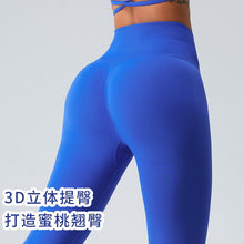 Laden Sie das Bild in den Galerie-Viewer, Seamless Gym Pants High Waist Hip Hugger Outdoor Sporty Quick Dry Yoga Pants