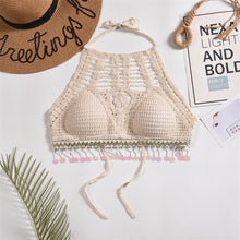 Laden Sie das Bild in den Galerie-Viewer, Tassel Crochet Crop Top