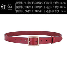 Load image into Gallery viewer, Women Leather Casual Clothing Jeans Belts
