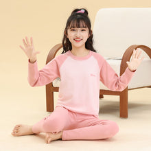 Cargar imagen en el visor de la galería, Boy's Elastic Cotton Junior Senior Student Unisex Pyjamas