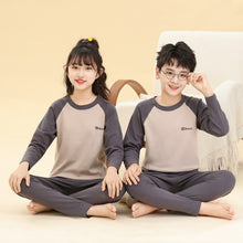 Cargar imagen en el visor de la galería, Boy's Elastic Cotton Junior Senior Student Unisex Pyjamas