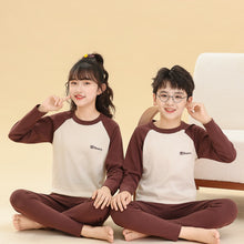 Cargar imagen en el visor de la galería, Boy's Elastic Cotton Junior Senior Student Unisex Pyjamas