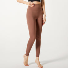 Cargar imagen en el visor de la galería, Fitness Athletic Yoga Pants Women High Waist Peach Push Up Hip Jacquard Gym Running Jogging Tight Legging