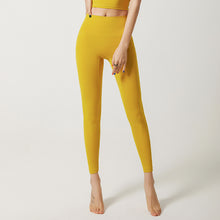 Laden Sie das Bild in den Galerie-Viewer, Ladies Yoga Pants High Waist Push Up HIp Seamless Pocket Tight Sporty Gym Pants Leggings