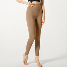 Laden Sie das Bild in den Galerie-Viewer, Ladies Yoga Pants High Waist Push Up HIp Seamless Pocket Tight Sporty Gym Pants Leggings