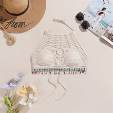 Laden Sie das Bild in den Galerie-Viewer, Tassel Crochet Crop Top
