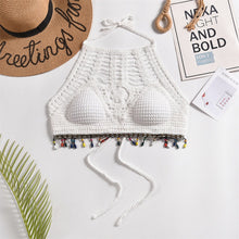 Laden Sie das Bild in den Galerie-Viewer, Tassel Crochet Crop Top