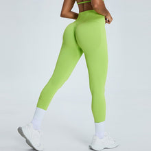 Laden Sie das Bild in den Galerie-Viewer, Seamless Gym Pants High Waist Hip Hugger Outdoor Sporty Quick Dry Yoga Pants