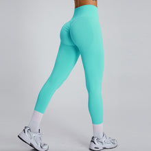 Laden Sie das Bild in den Galerie-Viewer, Seamless Gym Pants High Waist Hip Hugger Outdoor Sporty Quick Dry Yoga Pants