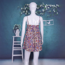 Cargar imagen en el visor de la galería, Spaghetti Strap Floral Tie Dye Beach Wear Playsuits