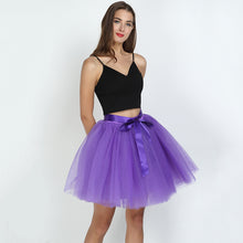 Charger l'image dans la galerie, A Line Tulle Big Flare 7-Layer 4 Meters Puffy Bridesmaid Skirt