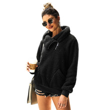 Load image into Gallery viewer, Wholesale best selling 9 colors clothing warm zip high collar solid color thick pullover designer winter sweatshirt stock