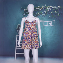 Cargar imagen en el visor de la galería, Spaghetti Strap Floral Tie Dye Beach Wear Playsuits