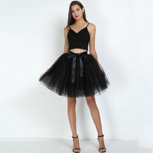 Charger l'image dans la galerie, A Line Tulle Big Flare 7-Layer 4 Meters Puffy Bridesmaid Skirt