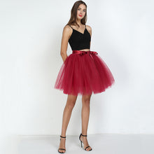 Charger l'image dans la galerie, A Line Tulle Big Flare 7-Layer 4 Meters Puffy Bridesmaid Skirt