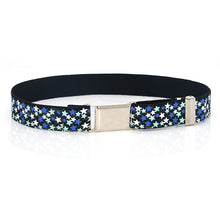 Загрузить изображение в средство просмотра галереи, Multicolor Children Boys Girls Magnet Buckle Embellishment Elastic Belts