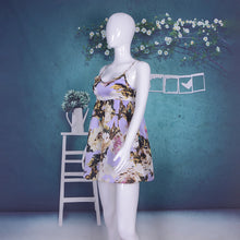 Cargar imagen en el visor de la galería, Spaghetti Strap Floral Tie Dye Beach Wear Playsuits