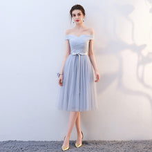 Загрузить изображение в средство просмотра галереи, Multiple Designs Dusty Pink Blue Bridesmaid Marriage Evening Dress