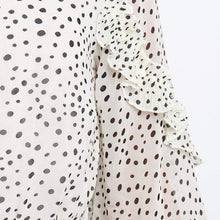 Carica l'immagine nel visualizzatore di Gallery, Vestito corto da donna alla moda con scollo a O e maniche a tre quarti, stile boho, primavera estate, indumento da donna Guangzhou