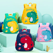 Load image into Gallery viewer, Kindergarten Boys 2-3Y Girls Cartoon Dinosaur Backpack Schoolbag