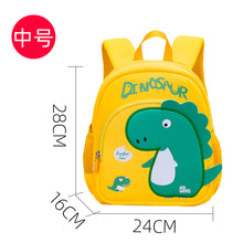 Load image into Gallery viewer, Kindergarten Boys 2-3Y Girls Cartoon Dinosaur Backpack Schoolbag
