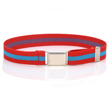 Загрузить изображение в средство просмотра галереи, Multicolor Children Boys Girls Magnet Buckle Embellishment Elastic Belts