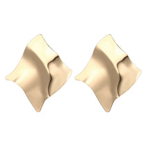 Cargar imagen en el visor de la galería, Cool Vintage Metal Geommetrical Big Circle Stud Earrings