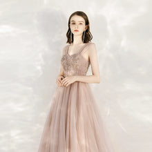 Load image into Gallery viewer, Off Shoulder Tulle Applique Fairy Princess Fancy Evening Dress