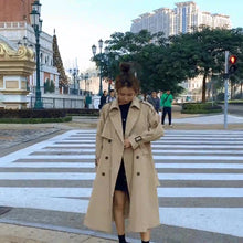 Charger l'image dans la galerie, 2022 Women Autumn New Design Elegant Windbreakers Slim Midi Trench Coats