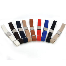 Загрузить изображение в средство просмотра галереи, Multicolor Children Boys Girls Magnet Buckle Embellishment Elastic Belts