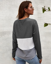 Carica l'immagine nel visualizzatore di Gallery, 5 colors thin fall contrast knitwear cardigan - Jasmine Wei Factory Shop