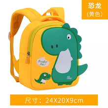 Load image into Gallery viewer, Kindergarten Boys 2-3Y Girls Cartoon Dinosaur Backpack Schoolbag