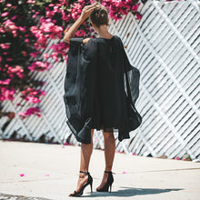 Charger l'image dans la galerie, Trumpet Sleeve Oversized Mini Dress