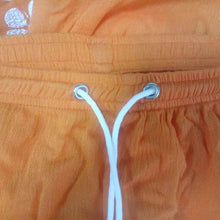 Load image into Gallery viewer, Small orders factory Ladies outdoor trousers fall winter new orange ethnic embroidery women rayon cotton pants for women cotton