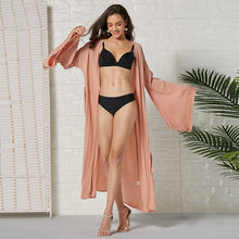 Carica l'immagine nel visualizzatore di Gallery, Copricostume Kimono Long Rayon Beach