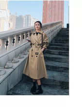 Charger l'image dans la galerie, 2022 Women Autumn New Design Elegant Windbreakers Slim Midi Trench Coats