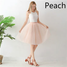 Charger l'image dans la galerie, High Waist Pleated Tulle Skirt Adult Tutu Short Puffy Skirts