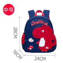 Load image into Gallery viewer, Kindergarten Boys 2-3Y Girls Cartoon Dinosaur Backpack Schoolbag