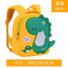 Load image into Gallery viewer, Kindergarten Boys 2-3Y Girls Cartoon Dinosaur Backpack Schoolbag