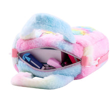 Load image into Gallery viewer, Kids Girls Cute Unicorn Cartoon Embroidery Plush Sling Bag