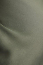 Carica l'immagine nel visualizzatore di Gallery, Abito da sera lungo da damigella d'onore in raso con spalline sottili e spacco alto sulla coscia